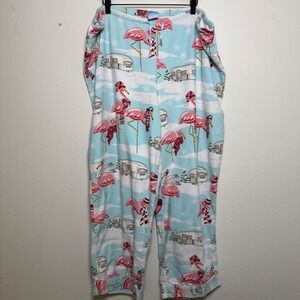 Nick and Nora Women Y2K 2000s Pajamas Flamingo Pajama Pants Camper Winter